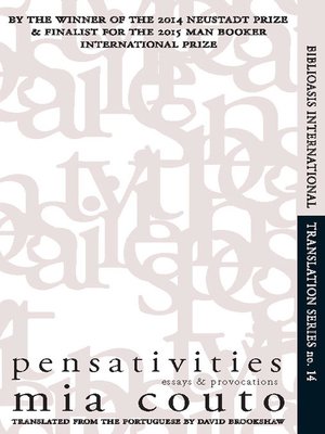 cover image of Pensativities